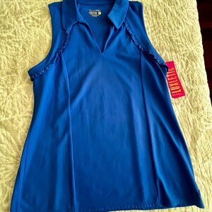Lilly Pulitzer Royal Blue Sleeveless Blouse